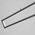 Modern Minimalist Long Frame LED Chandelier BulbSquare