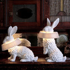 Modern Creative Resin Rabbit LED 1-Light Table Lamp Lumendat