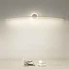 Modern Minimalist Curved Line LED Mirror Front Light Wall Sconce Lamp