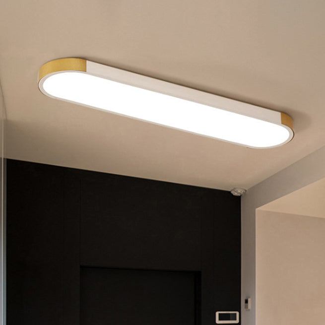Modern Minimalist Rectangular Ring LED Flush Mount Ceiling Light BulbSquare