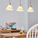 Nordic Minimalist Pleated Shade 1-light Pendant Light Lumendat