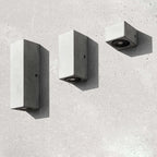 Industrial Cement Square Outdoor 1-Light Waterproof Wall Sconce Lamp Lumendat