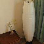 Nordic Minimalist Rice Paper Column 2-Light Standing Floor Lamp Lumendat