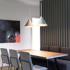 Modern Minimalist Macaron Geometric Metal 1-light Pendant Light BulbSquare