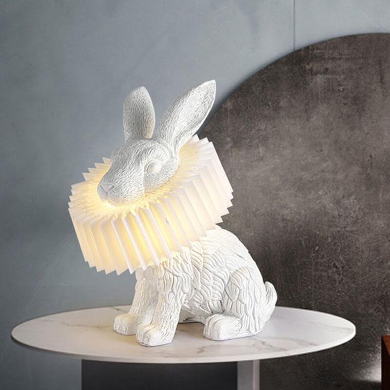 Modern Creative Resin Rabbit LED 1-Light Table Lamp Lumendat