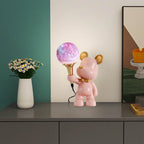 Lumendat Creative Cartoon Bear Resin 1-Light Night Light Table Lamp Lumendat