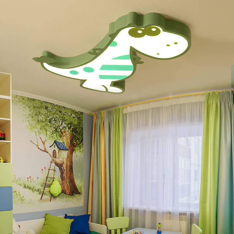 Cartoon Creative Dinosaur LED Flush Mount Ceiling Light Lumendat