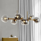 Modern Glass Magic Bean 8-light LED Chandelier BulbSquare
