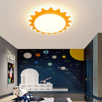 Creative Cartoon Sun Shaped LED Flush Mount Ceiling Light Lumendat