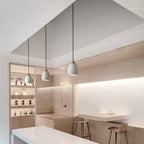 Minimalist Cement Dome 1-light Pendant Light BulbSquare