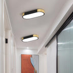 Modern Minimalist Rectangular Ring LED Flush Mount Ceiling Light BulbSquare