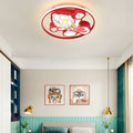 Lumendat Creative Cartoon Ultraman Round LED Flush Mount Ceiling Light Lumendat