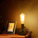 Vintage Industrial Iron Bulb 1-Light Table Lamp Lumendat