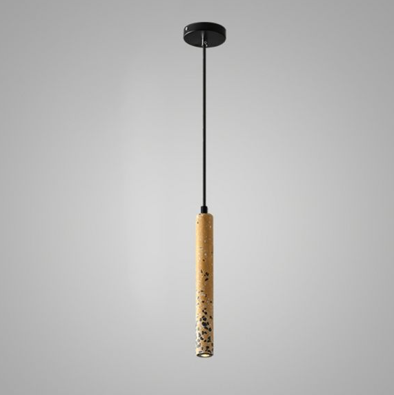 Retro Multicolor Cement Long Strip LED Pendant Light BulbSquare