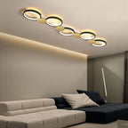 Modern Circle LED 3/4/5 Light LED Flush Mount Track Light Lumendat