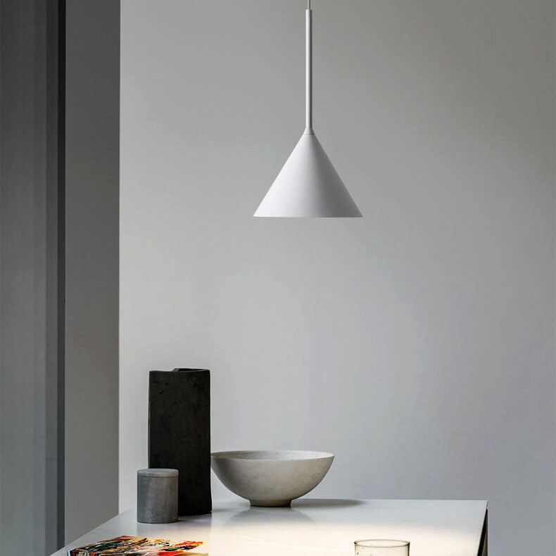 Modern Minimalist Macaron Geometric Metal 1-light Pendant Light BulbSquare