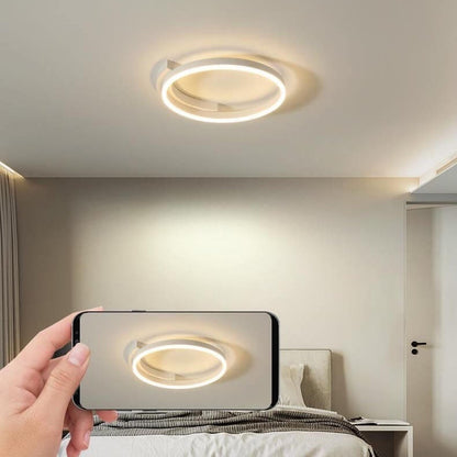 Modern Minimalist Round 1-light LED Flush Mount Ceiling Light