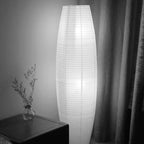Nordic Minimalist Rice Paper Column 2-Light Standing Floor Lamp Lumendat