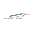 Contemporary Scandinavian Long Oval Iron Log Acrylic LED Flush Mount Ceiling Light For Bedroom Lumendat