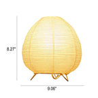 Nordic Minimalist Xuan Paper Lantern 1-Light Table Lamp Lumendat