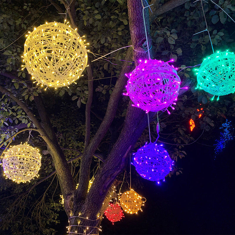 Tangled Ball LED Outdoor Waterproof Decorative Garden Hanging Light Lumendat