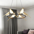 Nordic Creative Bird Shaped Acrylic LED 1/3/6 Light Chandelier Lumendat