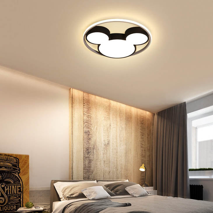 Lumendat Cartoon Mouse LED Flush Mount Ceiling Light Lumendat