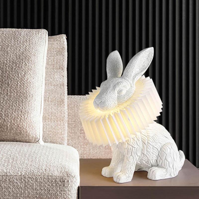Modern Creative Resin Rabbit LED 1-Light Table Lamp Lumendat