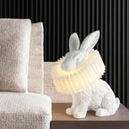 Modern Creative Resin Rabbit LED 1-Light Table Lamp Lumendat