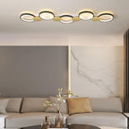 Modern Circle LED 3/4/5 Light LED Flush Mount Track Light Lumendat
