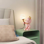 Lumendat Creative Cartoon Bear Resin 1-Light Night Light Table Lamp Lumendat