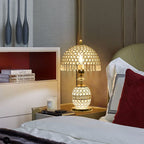 Modern Luxury Crystal Dome Shade 1-Light Table Lamp Lumendat