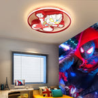 Lumendat Creative Cartoon Ultraman Round LED Flush Mount Ceiling Light Lumendat
