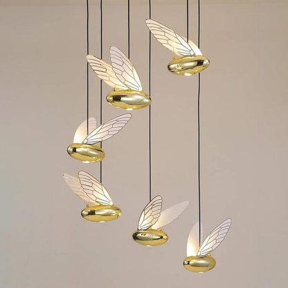 Modern Creative Resin Bee 1-Light LED Pendant Light