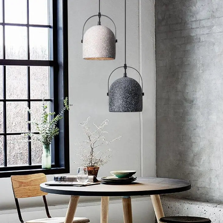 Nordic Creative Cement Cylinder 1-light Pendant Light Lumendat