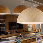 Nordic Minimalist Marbled Semicircle 1-light Pendant Light BulbSquare