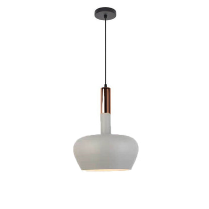 Nordic Macaron Aluminum Dome Bottle 1-light Pendant Light