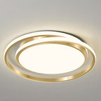 Modern Light Luxury Golden Circle LED Flush Mount Ceiling Light Lumendat