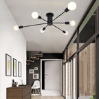 Modern Branches Metal 6/8/10-light Semi-flush Mount Ceiling Light