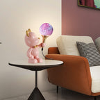 Lumendat Creative Cartoon Bear Resin 1-Light Night Light Table Lamp Lumendat