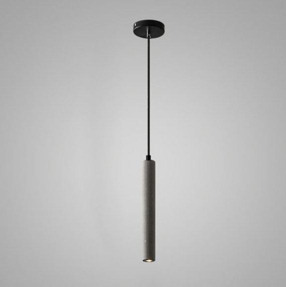 Retro Multicolor Cement Long Strip LED Pendant Light BulbSquare