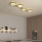 Modern Circle LED 3/4/5 Light LED Flush Mount Track Light Lumendat