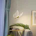 Minimalist Acrylic Butterfly LED Pendant Light Lumendat