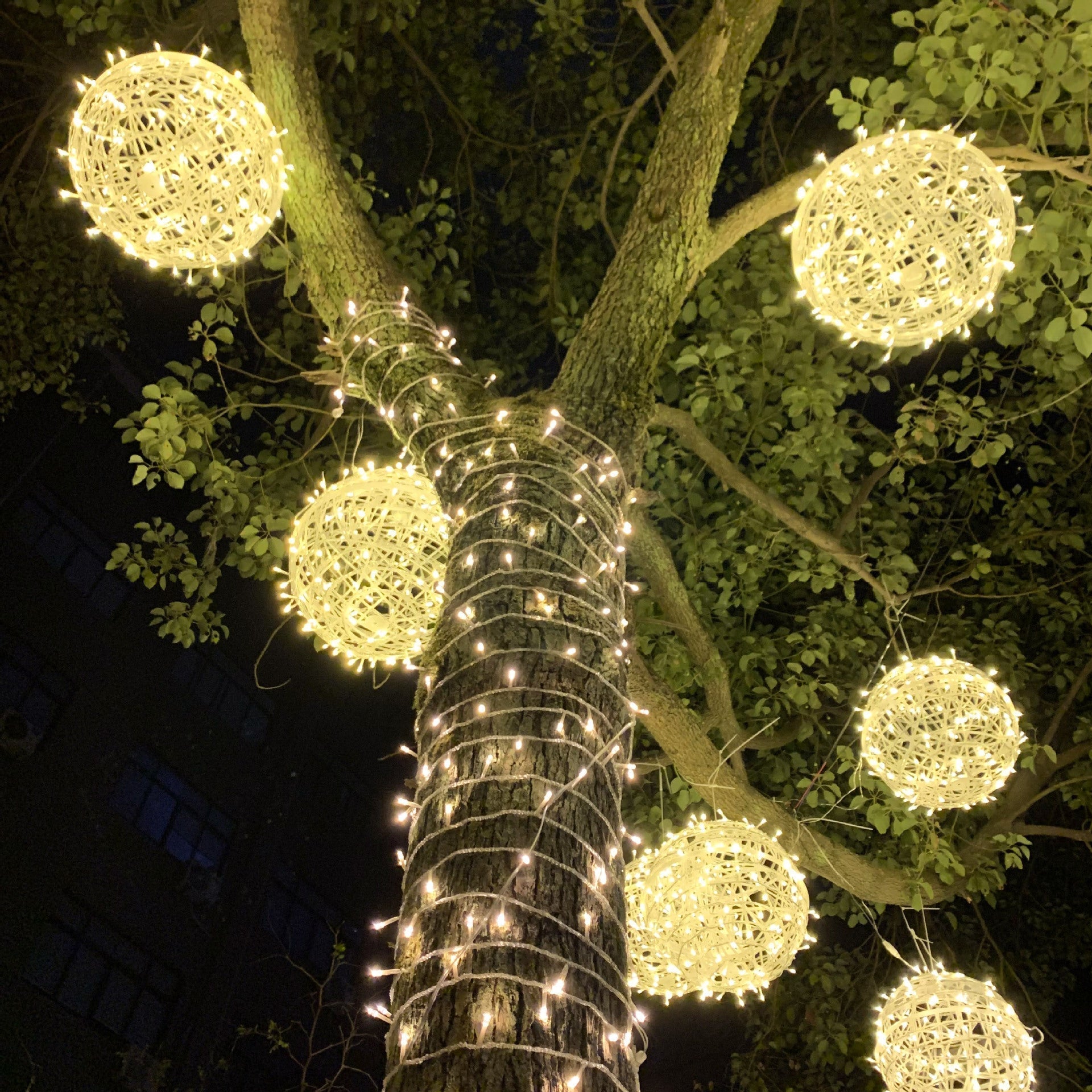 Tangled Ball LED Outdoor Waterproof Decorative Garden Hanging Light Lumendat