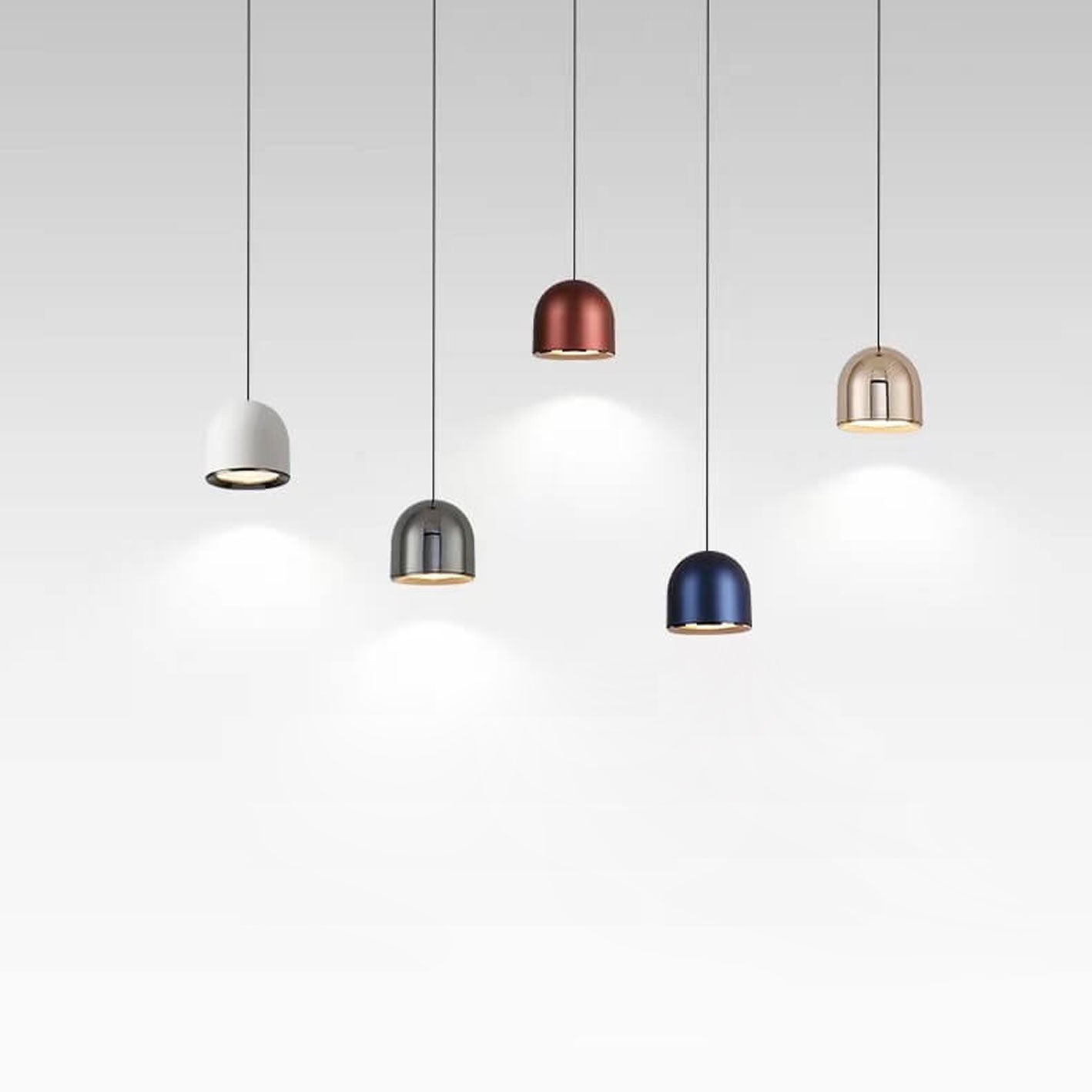 Modern Minimalist Hardware Dome Mini LED Pendant Light