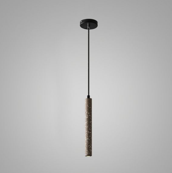 Retro Multicolor Cement Long Strip LED Pendant Light BulbSquare
