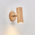 Japanese Minimalist Solid Wood Spotlight Track 1/3/4 Light Flush Mount Ceiling Light Lumendat