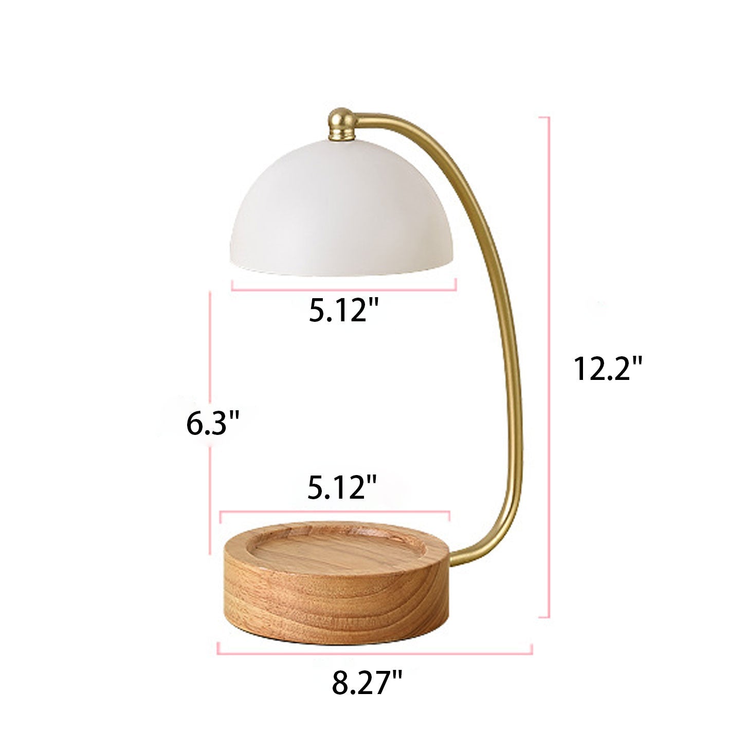 Japanese Creative Timing Dimming 1-Light Melting Wax Table Lamp Lumendat
