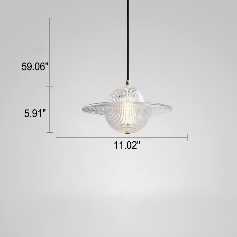 Nordic Glass Creative Planet Design LED Pendant Light