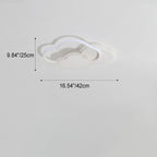 Lumendat Creative Cartoon Acrylic Cloud Design LED Flush Mount Ceiling Light Lumendat